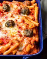 Baked Ziti with Meatballs - Sip and Feast