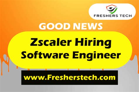 Zscaler Off Campus Drive 2022 Hiring Software Engineer Fresher Jobs