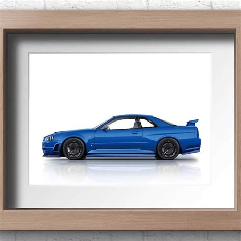 Nissan Skyline R Gtr Poster Etsy