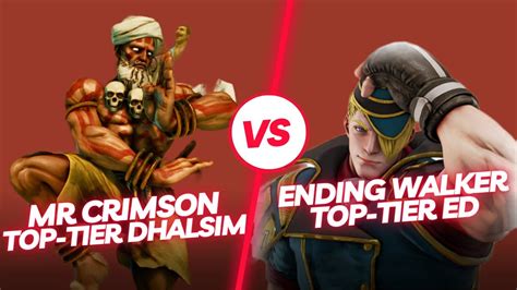 Sfv Ce Mister Crimson Dhalsim Vs Ending Walker Ed Street Fighter