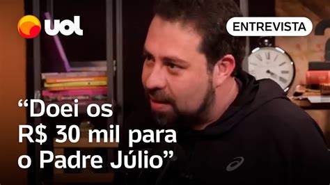 Boulos comenta relação dinheiro e como filha reagiu a doação de 30