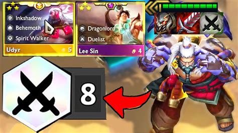 8 Duelist 3 Star Udyr 3 Star LEESIN TFT SET 11 YouTube