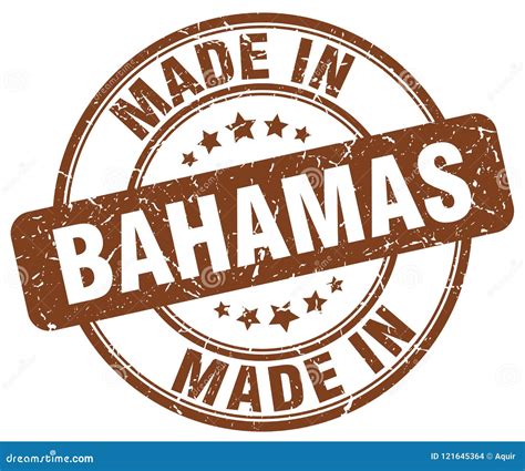 Made In The Bahamas Stamp Vector Illustration Cartoondealer