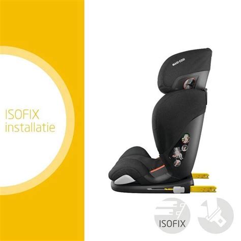 Maxi Cosi Rodifix AirProtect Autostoeltje Frequency Black Bol