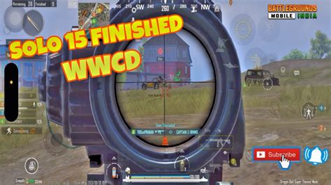 Solo Finishes Wwcd Gameplay Bgmi Pubgmobile Bgmi Highlights