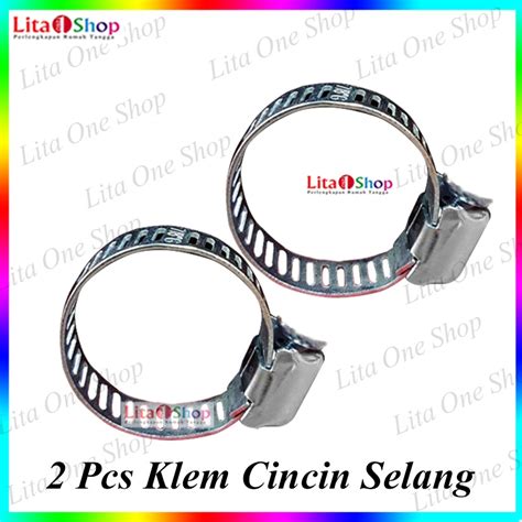 Jual Klem Selang Hose Clamp With Handle 7 8 Gas Kran Cincin Selang 2