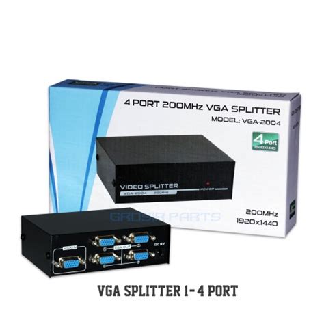 Jual Vga Spliter To Port Mhz Adaptor Vga Splitter Port