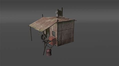 Shanty Shack Game Pronto Modello 3d 5 Unknown Ma Fbx Obj Free3d