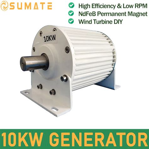 Generador De Bajas RPM Alternador De Im N Permanente De Alta Eficiencia