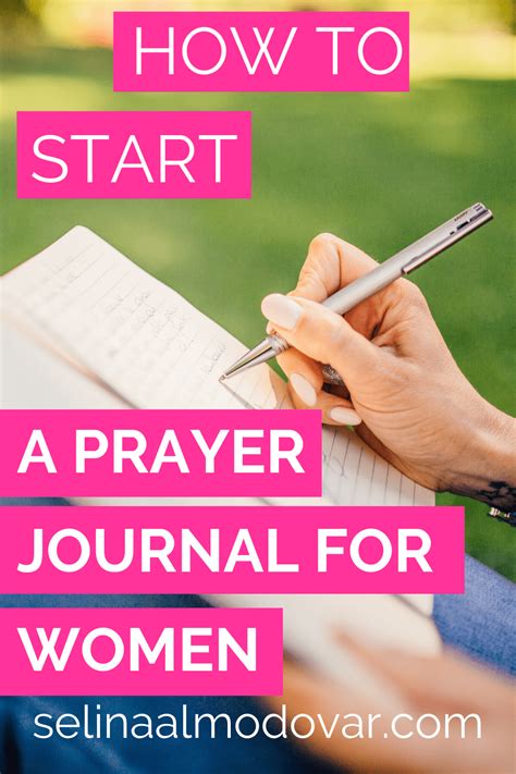 How To Start A Prayer Journal For Women Selina Almodovar