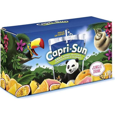 Capri Sun Caprisun Jungle Poche 10x20cl