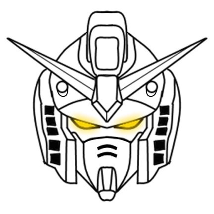 RX-78-2 Gundam (head) by Jaw57 on DeviantArt