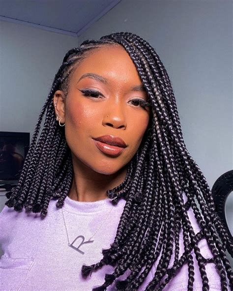 31 Medium Box Braids Ideas For Black Women [nhp]