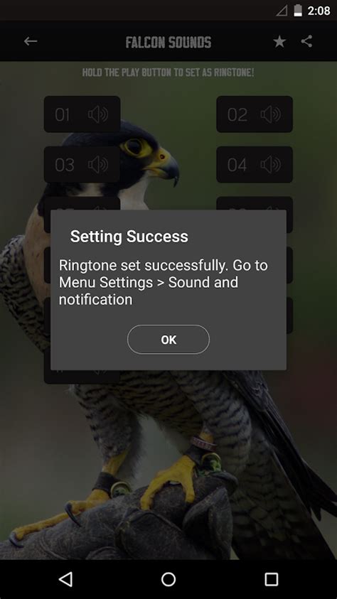 Peregrine Falcon sounds - Android Apps on Google Play