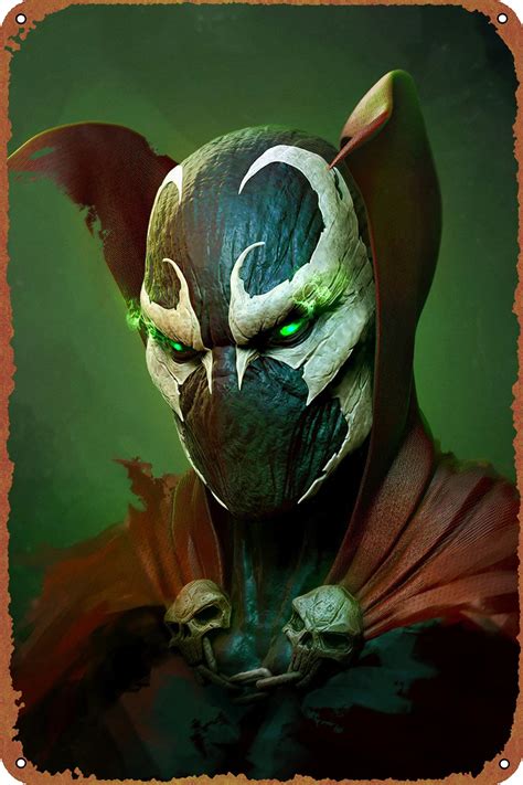 Amazon.com: A Hero Emerges - SPAWN Poster Funny Novelty Metal Tin Sign