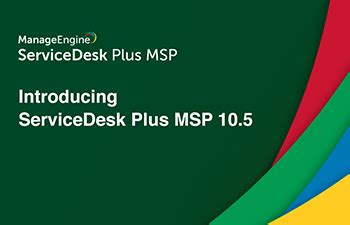 Servicedesk Plus Msp Training Videos How To Use Features