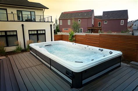 Swim Spas Or Pools For The Optimal Swim Experience The Hot Tub Store Hot Tub And Swim Spa