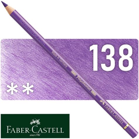 Lápiz de Color para Artistas Faber Castell Polychromos 138 Violeta