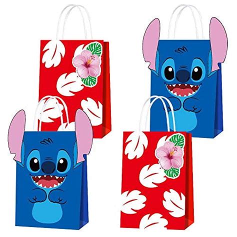 Lilo And Stitch Party Supplies 16pcs Stitch Party Bags Goody Favor Bags