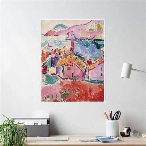 Les Toits De Collioure Henri Matisse Poster By Lexbauer Henri