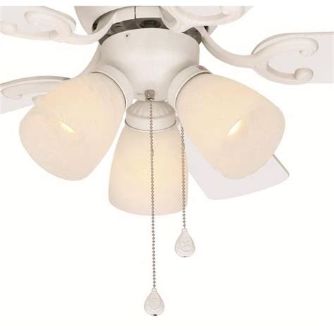 Harbor Breeze Cheshire II 42-in White Traditional Ceiling Fan with ...