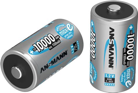 Batteria Ricaricabile Torcia D Nimh Ansmann Maxe Mah V Pz