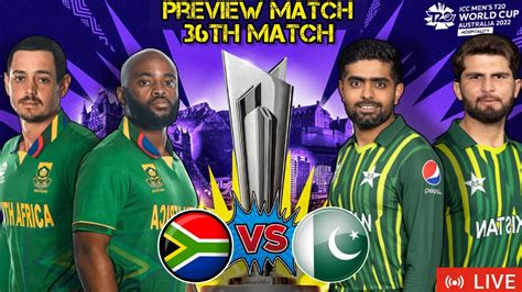 Pak Vs Sa Live Match Pakistan Vs South Africa Live Prediction36th