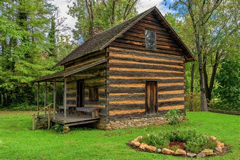 1860 Log Cabin 1860slogcabin210905 Photograph By Frank J Benz Fine