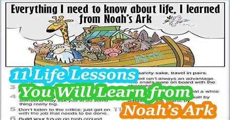 11 Life Lessons You Will Learn From Noahs Ark 5 Is My Favorite