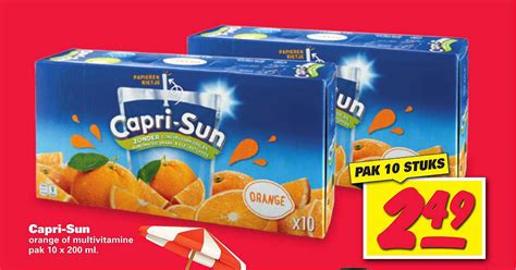 Capri Sun Orange Of Multivitamine Aanbieding Bij Nettorama 1Folders Nl