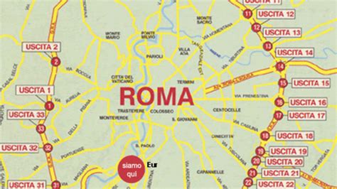 Cartina Grande Raccordo Anulare Roma