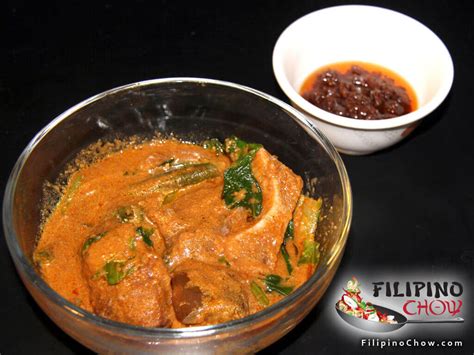 Kare Kare Beef Stew In Peanut Sauce Filipino Chow