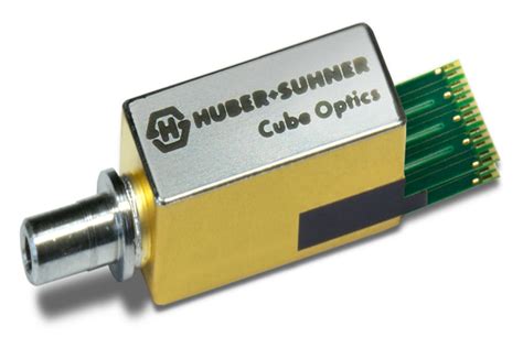 Hubersuhner Cube Optics Set To Showcase New Pam4 Modulated Receiver