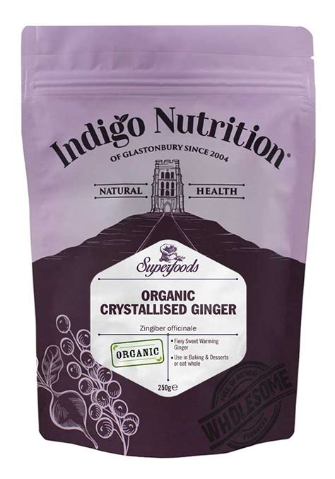 Organic Crystallised Ginger Indigo Herbs