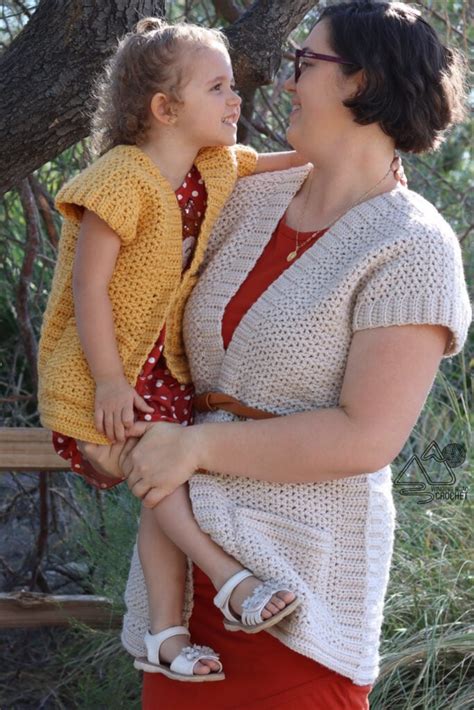 Crochet Short Sleeve Cardigan Free Pattern And Video Winding Road Crochet