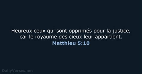 Octobre Verset Biblique Du Jour Bds Matthieu