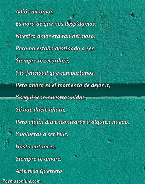 Mejores Poemas De Despedida Para Un Amor Imposible Poemas Online