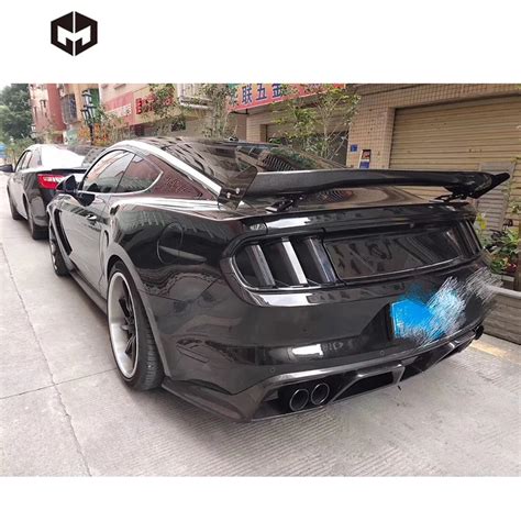 Carbon Fiber Rear Spoiler Wing Roof Wing A P R Style Car Accessories