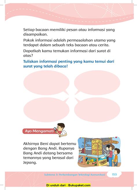 Buku Siswa Kelas Tema Revisi Sofia Sofia Halaman Pdf