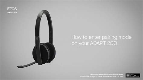 Sennheiser Adapt 260 EPOS Wireless Headset In The Ear Black At