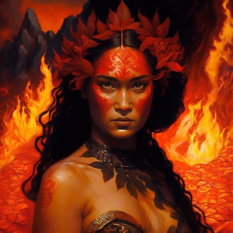 Volcano Fire Goddess Pele Fine Art Print — The Paganista