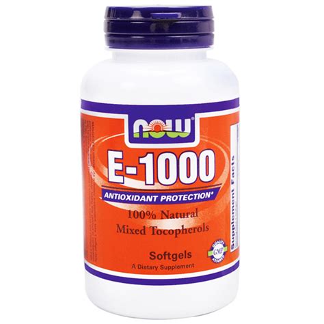 36 PLN Witamina E 1000 100softgels Now NAJTANIEJ Sklep SFD