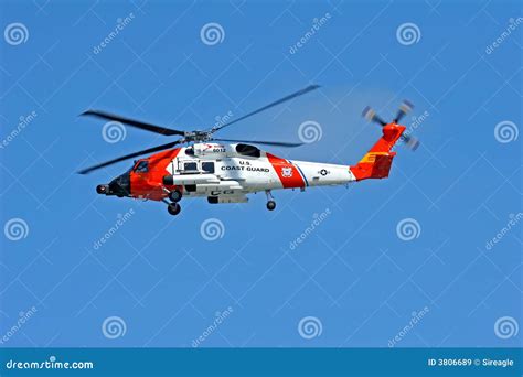 US Coast Guard Helicopter editorial stock image. Image of insignia ...