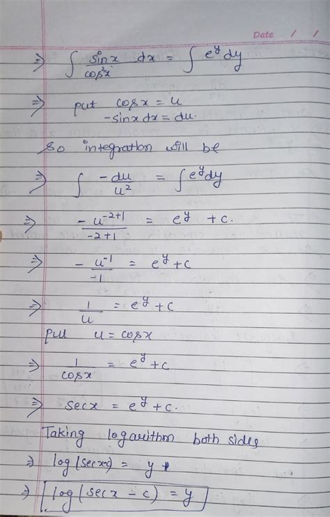 [solved] Using Separation Of Variables Solve The Differential