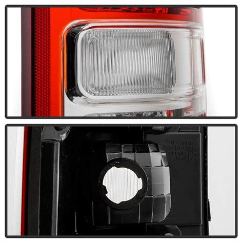 For Ram Incandescent W Chrome Bezel Tail Light Lamp