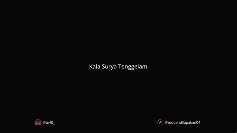 Kala Sang Surya Tenggelam Chrisye Cover By Avifa Youtube