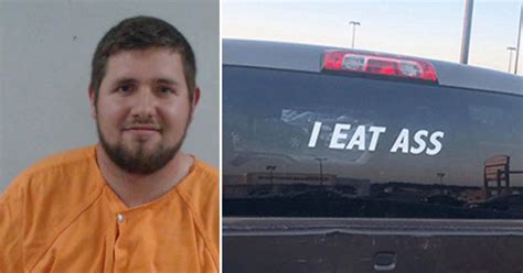 Charges Dropped Against Florida Man With I Eat Ass Sticker On His Truck EBaum S World