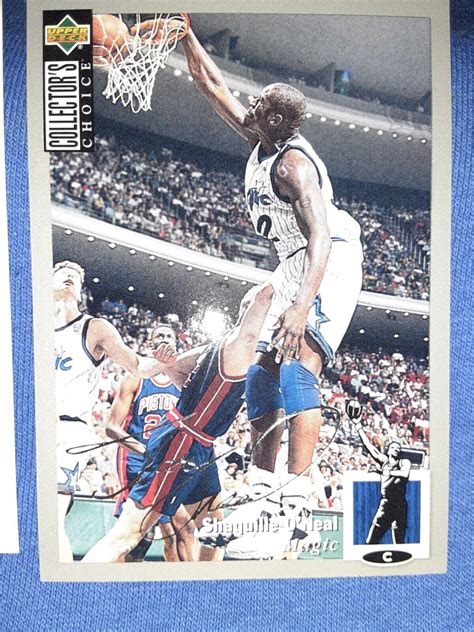 1994 95 Upper Deck Collector S Choice Silver Signature 232 Shaquille