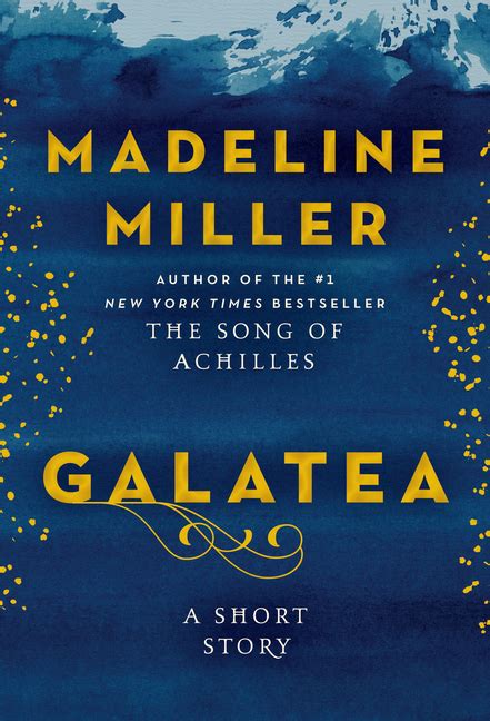 Book Marks Reviews Of Galatea A Short Story By Madeline Miller Book Marks