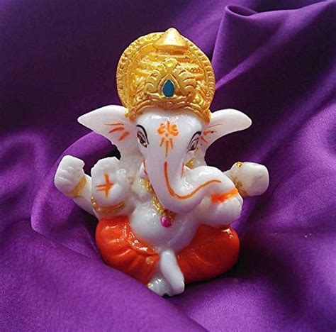 Buy Lord Ganesha Statues Ganesh Ganpati Beautiful Car Dashboard Idol